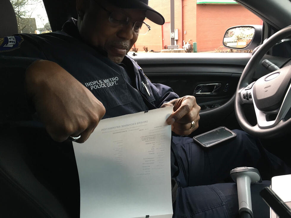 We did ride alongs with officers in Indy to better understand their day to day experiences